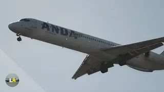 Spotting in Lviv | Landing OLD McDonnell Douglas MD-83 (Anda Air) from Tivat "TIV"