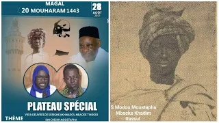 🛑EN DIRECT PLATEAU SPECIAL SERIGNE MODOU MOUSTAPHA MBACKE WAJAL MAGAL DARUL XUDOSS 1443/2021