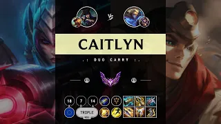 Caitlyn ADC vs Ezreal - EUW Master Patch 14.10