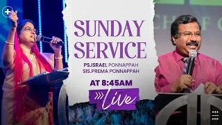 🔴 Sunday Service With Ps.Israel Ponnappah | Church of Glory | 28 - JANUARY - 2024