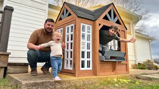 We Surprised Her With Her Dream Playhouse