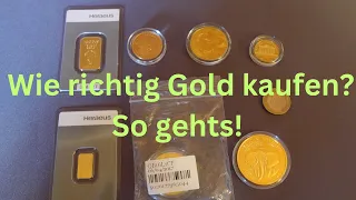 Wie kaufe ich am besten Gold?