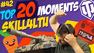 #42 skill4ltu vs Carro 45t TOP 20 Funny Moments | Best Twitch Clips | World of Tanks