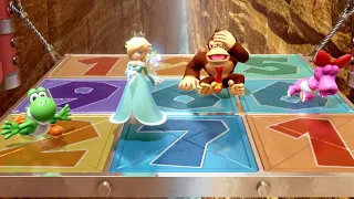 Mario Party Superstars Minigames - Yoshi vs Rosalina vs Donkey Kong vs Birdo