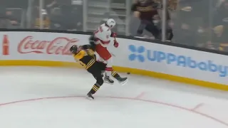 Andrei Svechnikov's Reverse Hit On Curtis Lazar