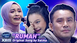 Menyentuh! "RUMAH" Lagu Ciptaan Salma Berhasil Membuat Semua Judges Menangis - Indonesian Idol 2023