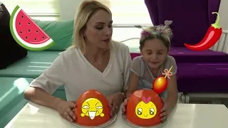 Linayla Tabaktan Ne Çıkarsa Ye Oyunu  Oynadık Mızıkcılık Yapan Yapana😂 Eğlenceli Çocuk Videosu