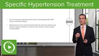 Hypertension: Specific Treatment – Family Medicine | Lecturio