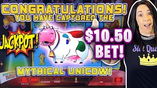 ONCE IN A LIFETIME 💰 CAUGHT THE UNICOW ON A $10.50 BET 😱