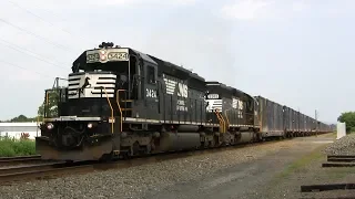 FULL THROTTLE SD40-2 Struggles to Take out the Trash!