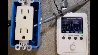 DIY Inverter Sine Wave ON Oscilloscope