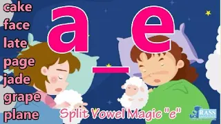 Split Vowel Magic "e" | a_e | Jane and Kate | Phonics Reader |Go Phonics 2C Unit 17 | EFL | ESL