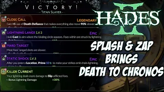 HADES 2 First Win | Chronos Falls To Poseidon & Zeus Duo Boon! (Let's Play, Commentary)