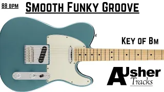 Funky Smooth Groove Guitar Backing Track Jam in B minor