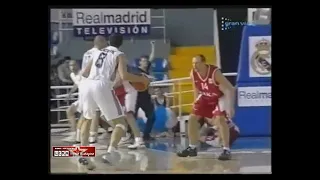 2002 Real (Madrid) - CSKA (Moscow) 82-86 Men Basketball EuroLeague, 2d group stage, full match