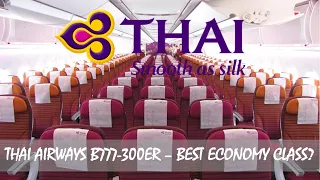 Thai Airways AMAZING Economy Class | PVG - BKK | B777-300ER | FLIGHT REVIEW