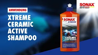 How to use SONAX XTREME Ceramic Active Shampoo *Coating Booster*