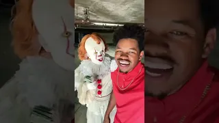 A CREEPY CLOWN BEAT ME AT SINGING 😰🤯 #shorts