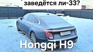 Заведётся ли автомобиль Hongqi Н9 в - 33🥶