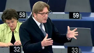 Verhofstadt: "Maybe the only thing that can save us is Nigel Farage now"