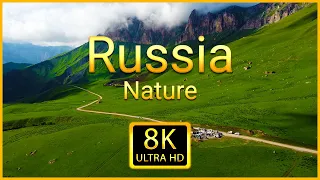 Fly Over Russia in 8K ULTRA HD - Scenic Drone Relaxation Video With Calming Piano Music