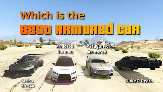 GTA V Which is the Best Armored Car | Kuruma Duke Paragon ZR-380