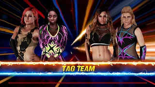 WWE Fastlane 2018: Becky Lynch & Naomi vs. Natalya & Carmella(WWE 2K18 Prediction)