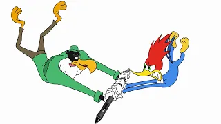 Woody Woodpecker | Woody vs Buzz Buzzard + More Full Episodes