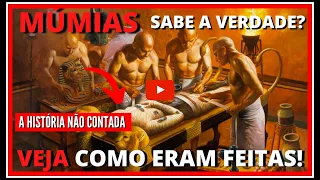 EGITO ANTIGO: Processo de Mumificação - Como A MÚMIA era feita - História do Embalsamamento (Resumo)