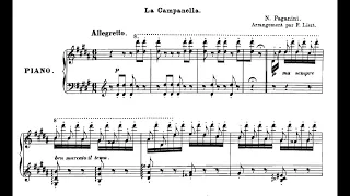 Liszt - La Campanella (Score Video)