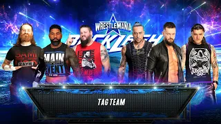 Jey Uso + Sami Zayn + Kevin Owens vs. The Judgement Day | 3v3 Tag Team | WWE 2K23 | 4K 60FPS