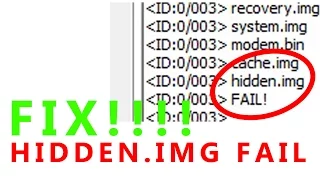 SOLVED!!  Odin fail at hidden.img - Samsung Galaxy - 2016