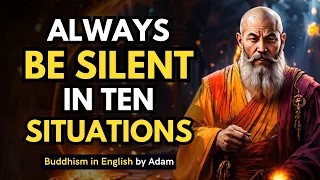 🤫Always Be Silent in 10 Situations - 🙏A Zen Master Motivational story | Buddhist Zen Story