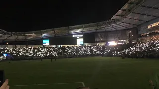 Sporting KC vs Portland Timbers Light Show