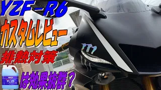 【YZF-R6】#44 R6カスタムレビュー~排熱対策~【モトブログ】