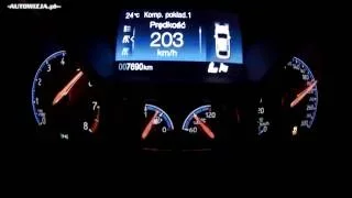 Ford Focus RS 2016 acceleration 0-100 km/h 100-200 km/h Launch Control Racelogic