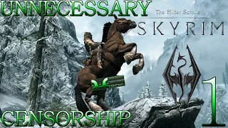 Unnecessary Censorship Skyrim Part 1 (Censored Parody)