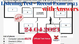 IELTS Listening Actual Test 2023 with Answers | 21.04.2023