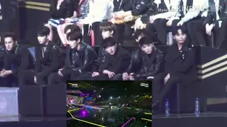 Reaction to BTS in MAMA HK 141218 (Wanna one, Seventeen, Chungha and Sunmi)