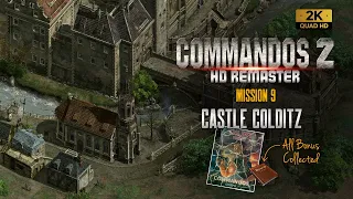 Commandos 2 HD Remaster | Castle Colditz | Misson 9 Playthrough (All Bonuses)