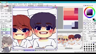 Speedpaint # 16: Seventeen Bean Chibis: Hip Hop Unit