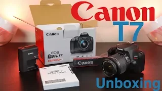 Canon T7 (1500D) Unboxing & First Impressions