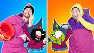 Om Nom And His Superhero Day | Parody of Om Nom's Story (Cut the Rope) | Woa Parody