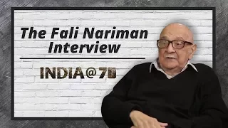 India @ 70 | Fali Nariman on India as a Hindu Rashtra and other issues