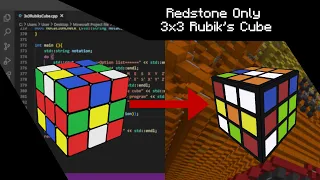 Project Craftcube: Fully Functional Vanilla Rubik's Cube (Part 1 - Showcase)