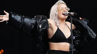 Anne Marie performing 'Ciao Adios' and 'Alarm' at V Festival 2017