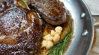 HOW TO Make A PAN SEARED STEAK 🥩 I Perfect Every Time