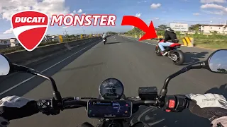 SUMIBAK NG DUCATI MONSTER SA STARTOLL | Sunday Breakfast Ride | POV RIDE | TRIDENT 660