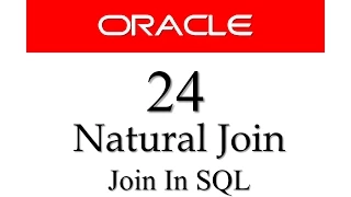 SQL tutorial 24 :SQLJoins- Natural Join With ON and USING clause By Manish/Rebellionrider