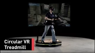 Walk, Run, And Jump In VR Thanks To This Circular Treadmill